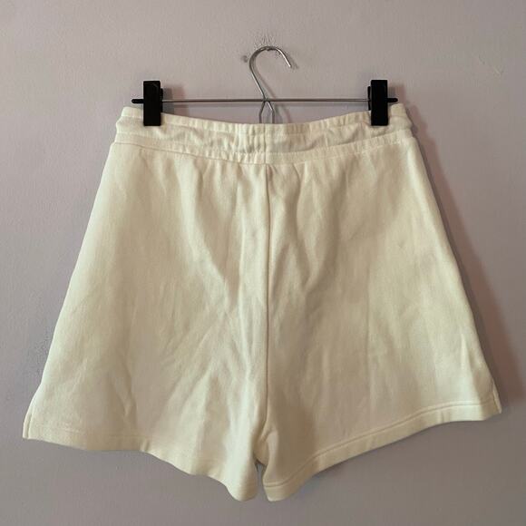 NWT Pistola Women's size Small White Terrycloth Baggy Sweatshorts Loungewear - Picture 6 of 10